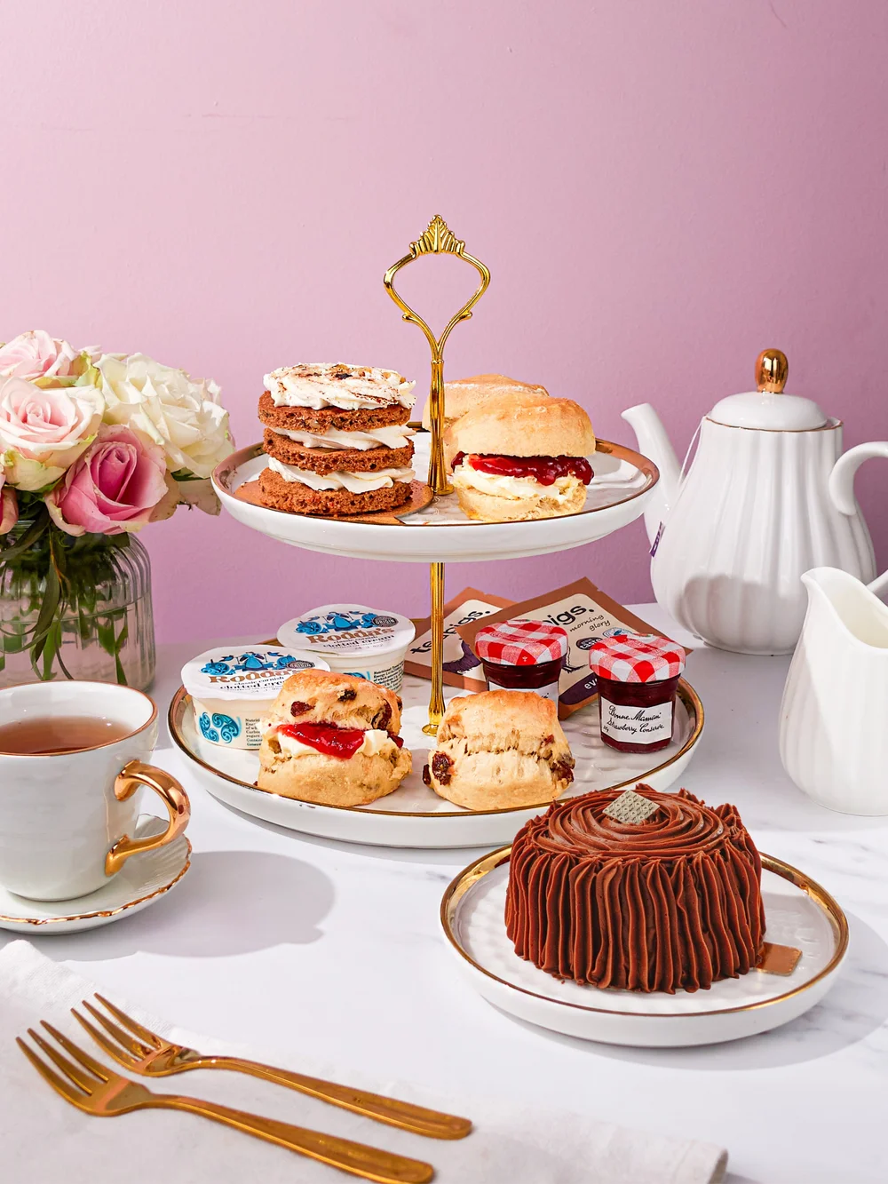 Afternoon tea cake stand