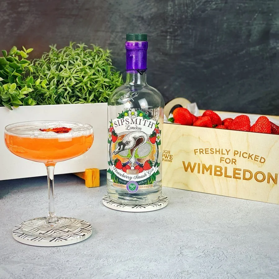Sipsmith Strawberry Smash Club Cocktail cocktail recipe by Gin & Domic