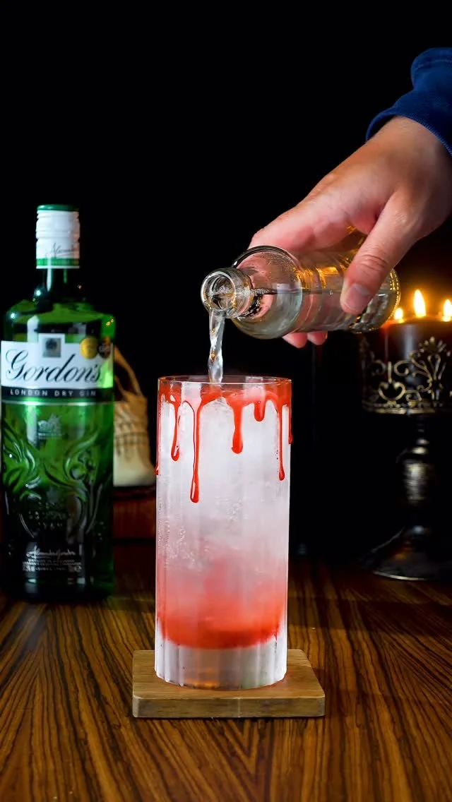 Spooky Collins AD A refreshing tipple I cocktail recipe by Gin & Domic