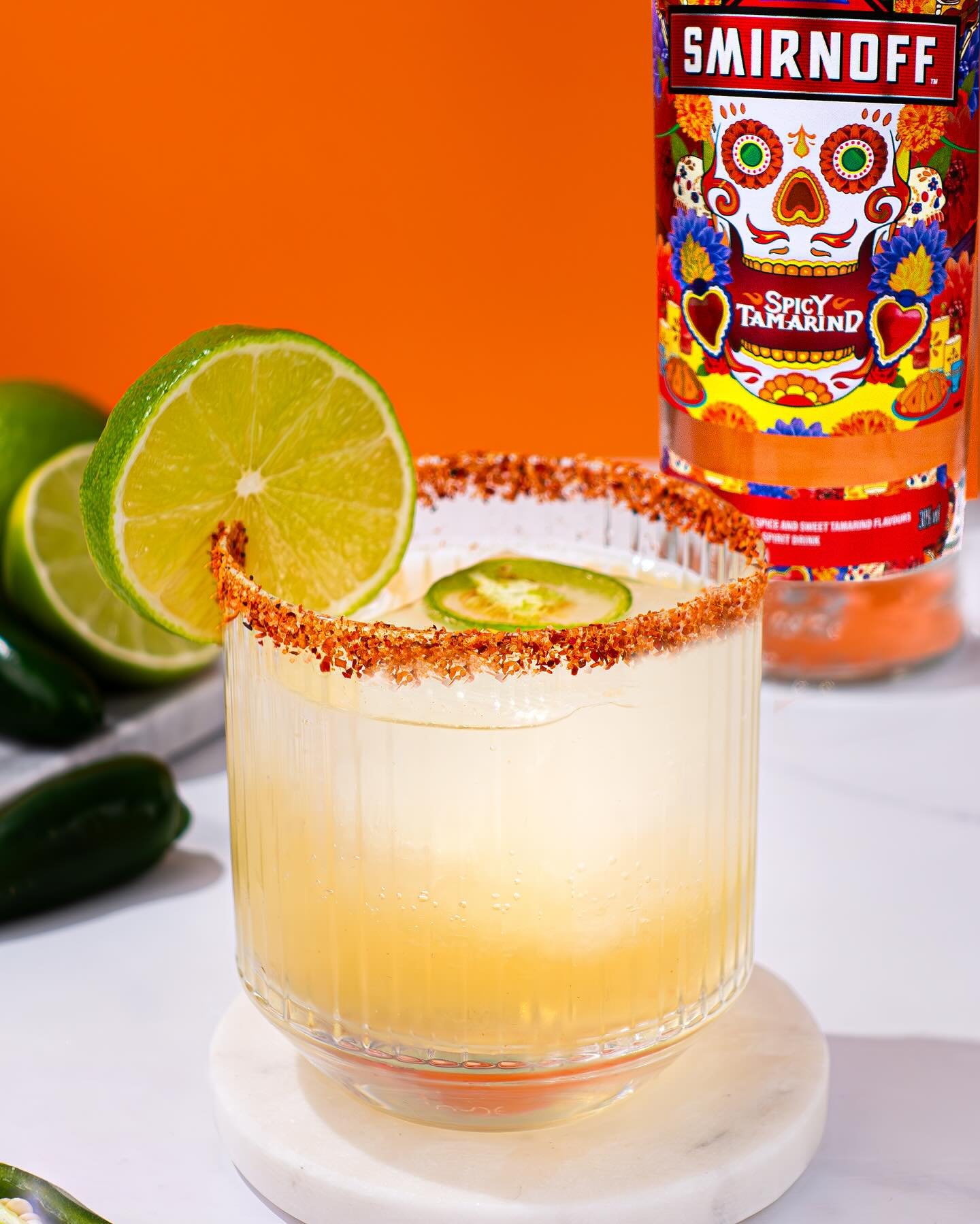 Spicy Margarita With Jalapeño Lime Ice cocktail recipe by Gin & Domic
