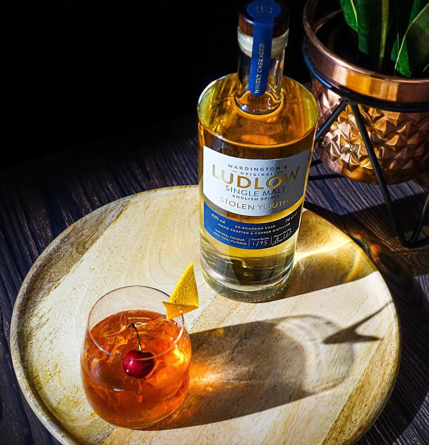 Whisky Old Fashioned with Stolen Youth cocktail recipe by Gin & Domic