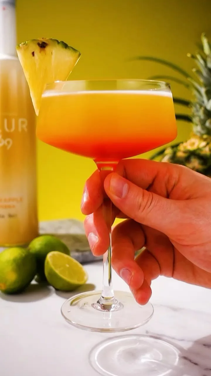 Pineapple Vodka Cocktail cocktail recipe by Gin & Domic