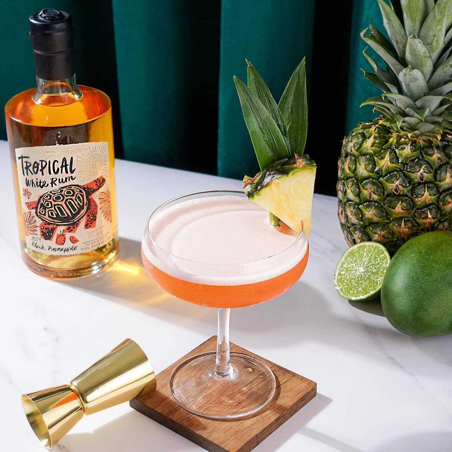 Pineapple & Aperol Daiquiri cocktail recipe by Gin & Domic
