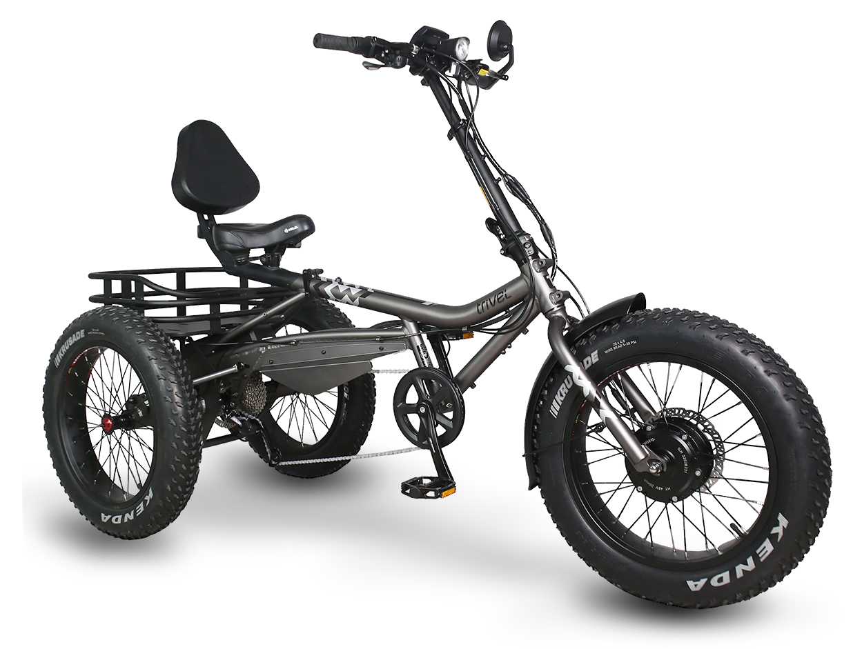 AZUB Ti-FLY 20 - Compact Recumbent Trike with Titanium Suspension