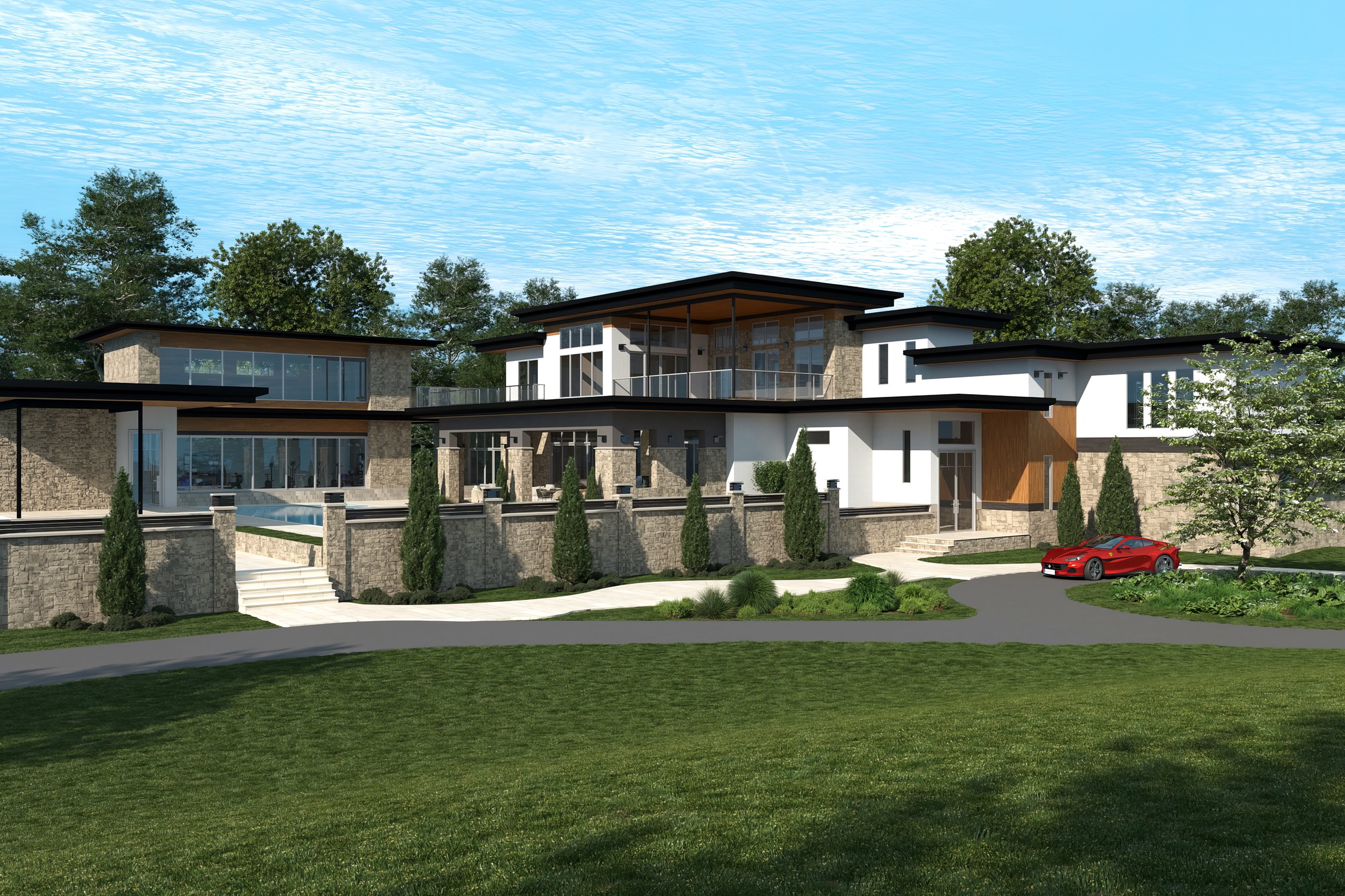 Example of 3D visualization, one of many architectural services.