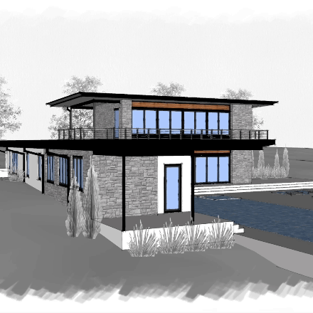 Example of animation, one of many architectural services.