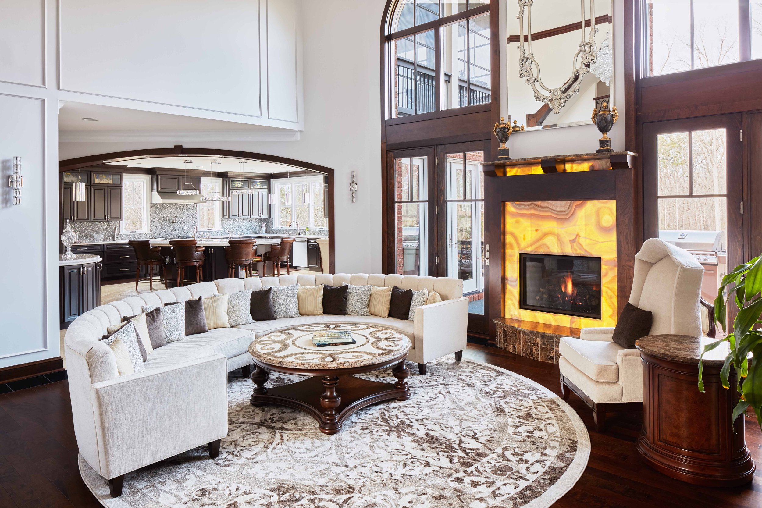 Standard to Stately remodel living room.