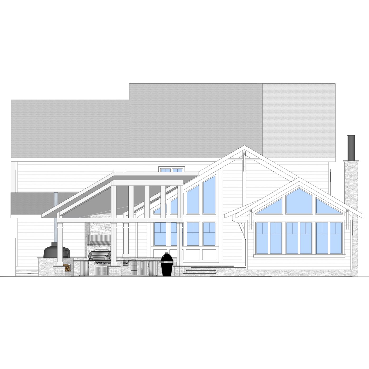 Example of construction drawings, one of many architectural services.
