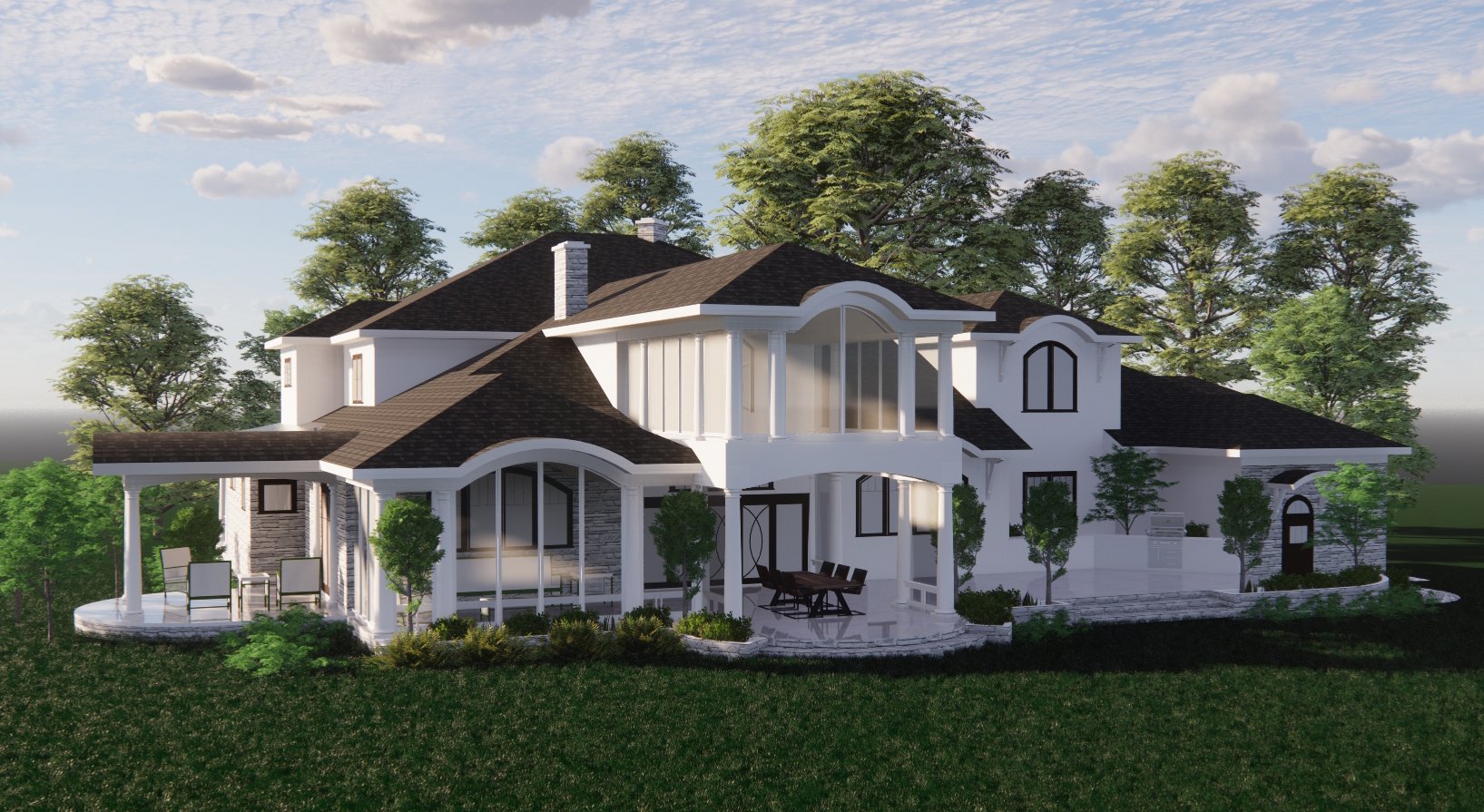 Example of 3D rendering, one of many architectural services.