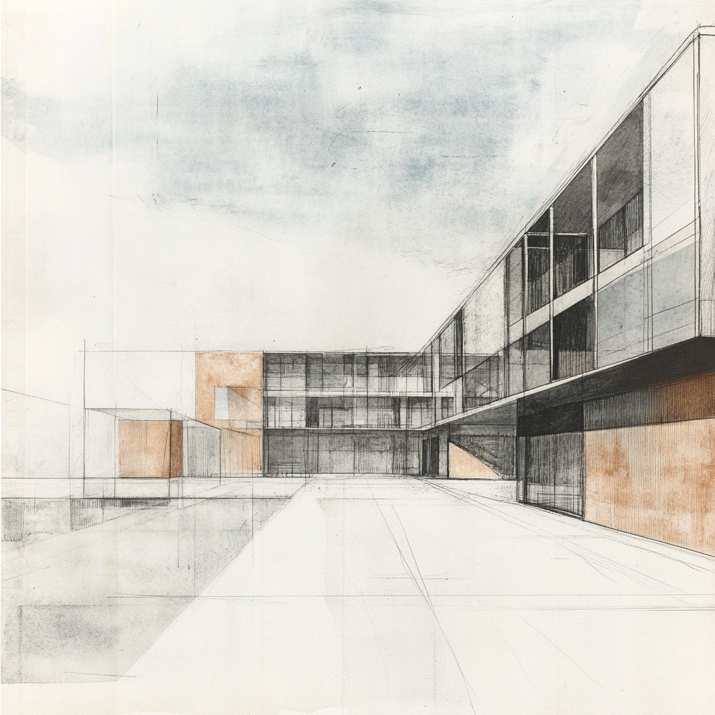 3D building schematic design, a key part of the Dawn Christine design process.