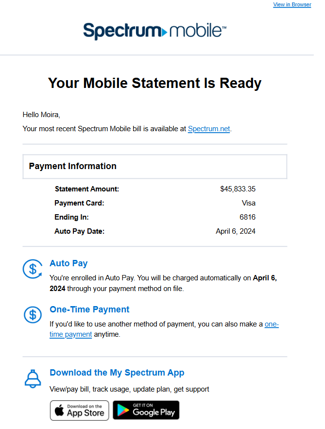 Roaming notification