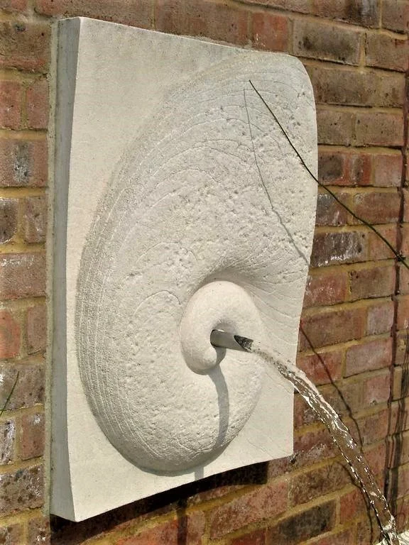 Battersea Shellmoon II Fountain - White - styling inspiration 2