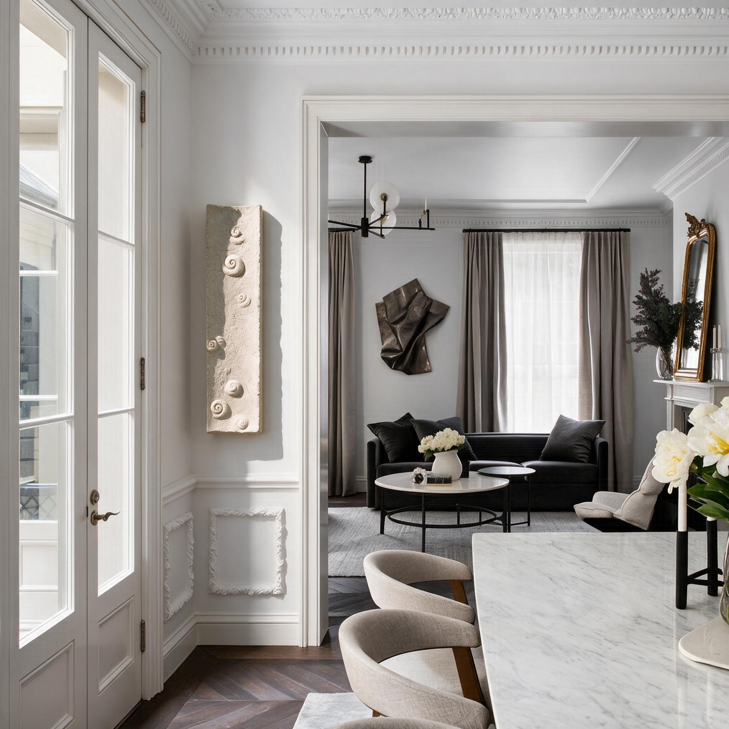 Embedded Seashells - White - styling inspiration 1