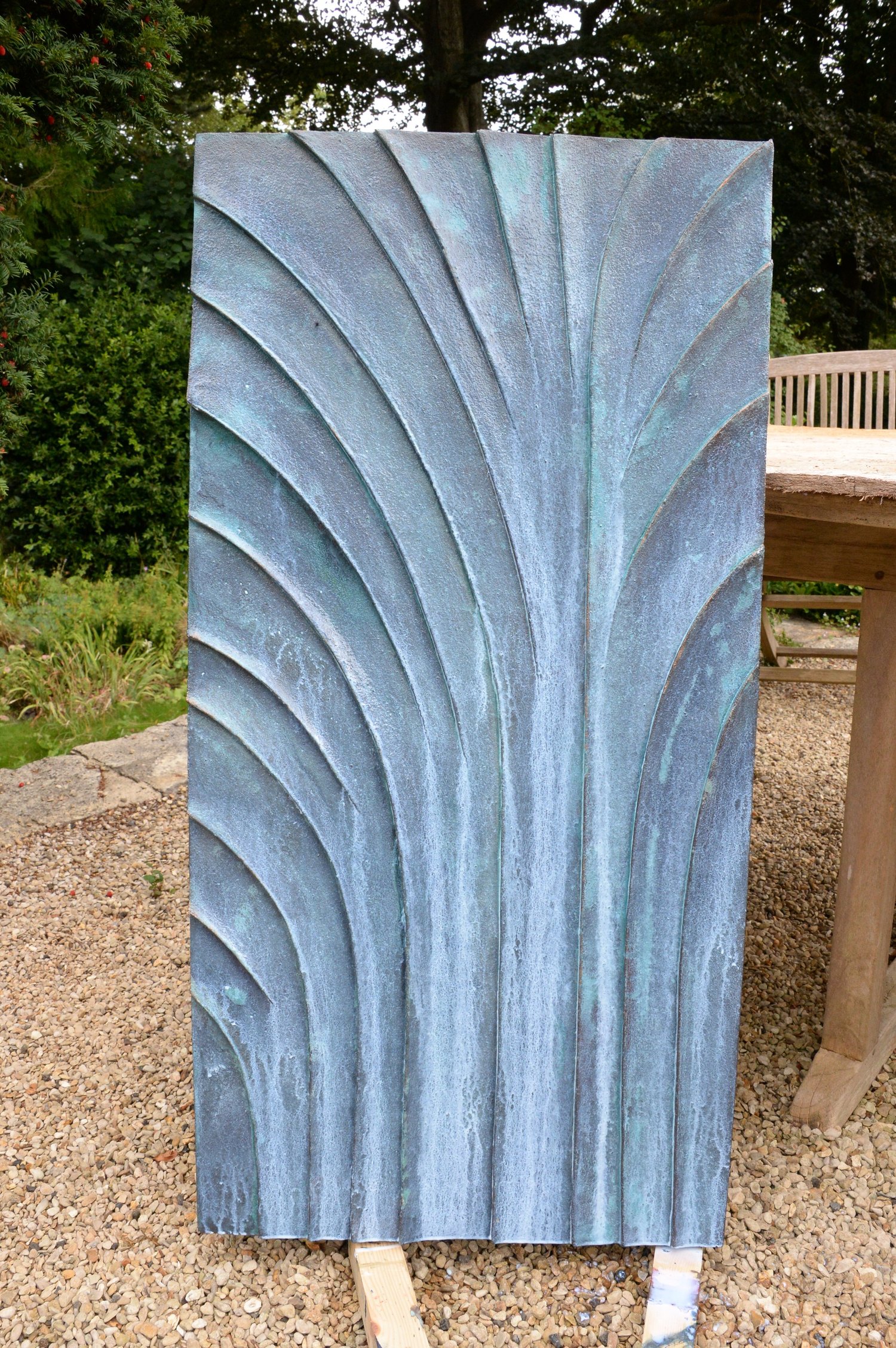 Egyptian Fountain Palm - Bronze and Verdigris - styling inspiration 2