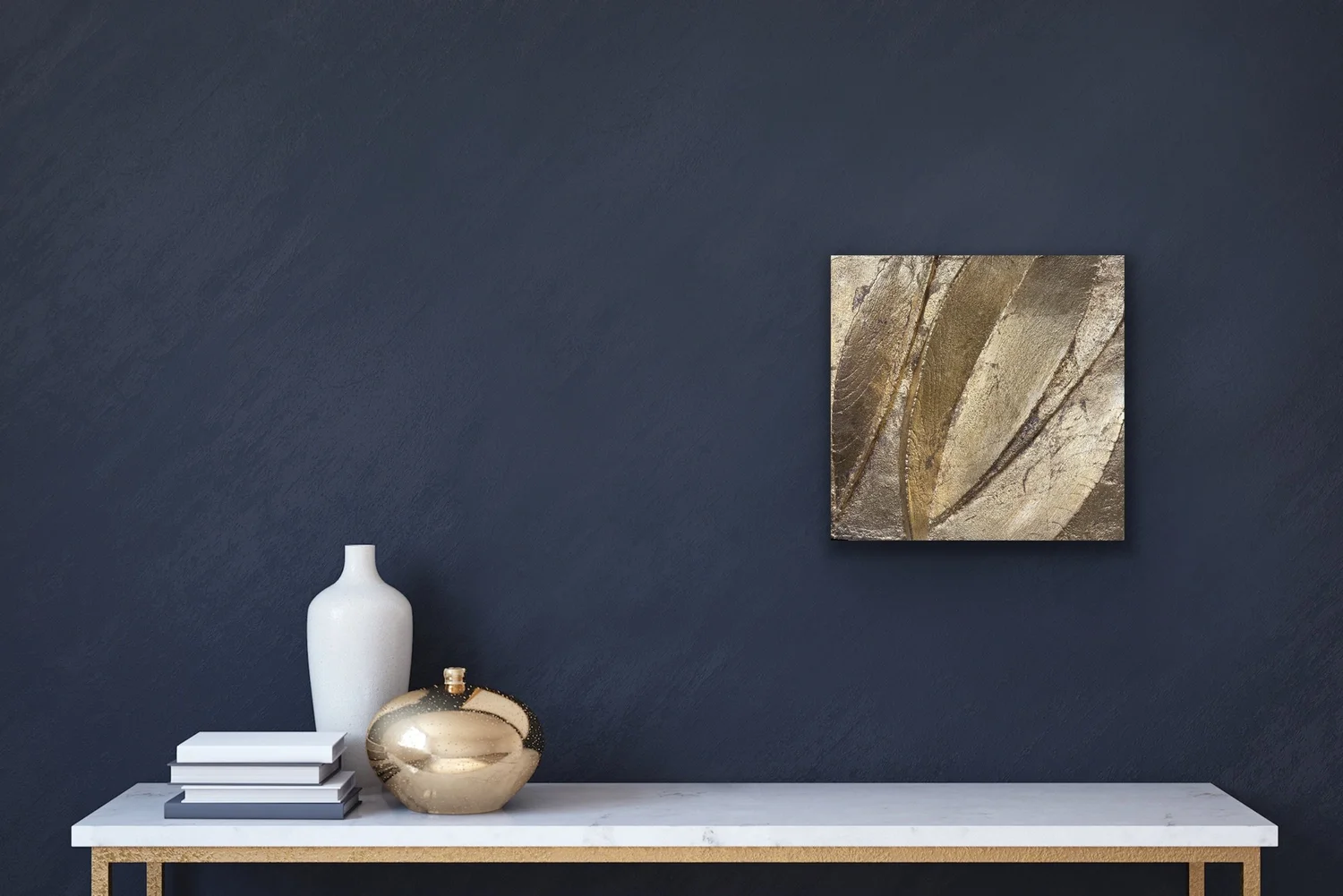 Leaf Silhouette II - Gold - styling inspiration 2