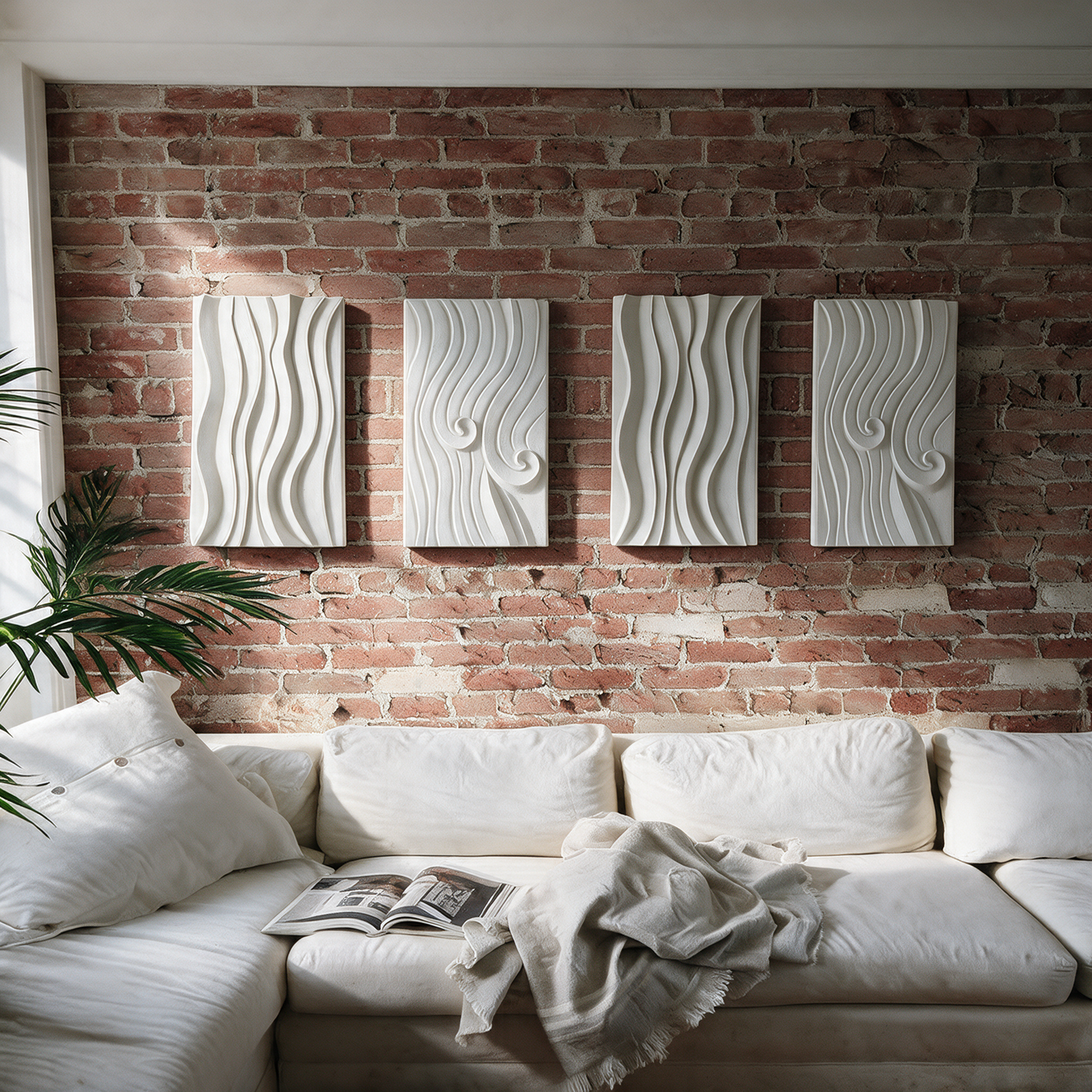 Dune Ripple II - White - styling inspiration 2