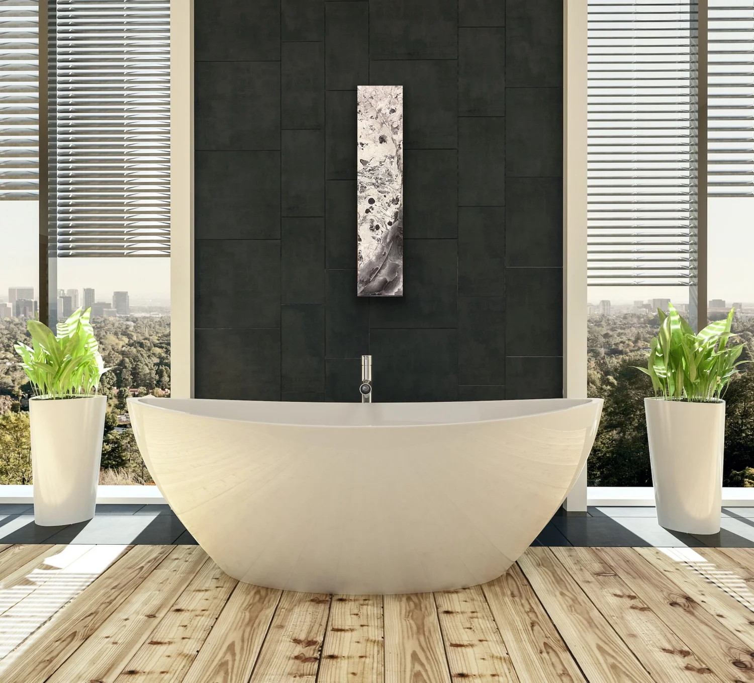 Moon and Shell Wave II - Black and White - styling inspiration 2