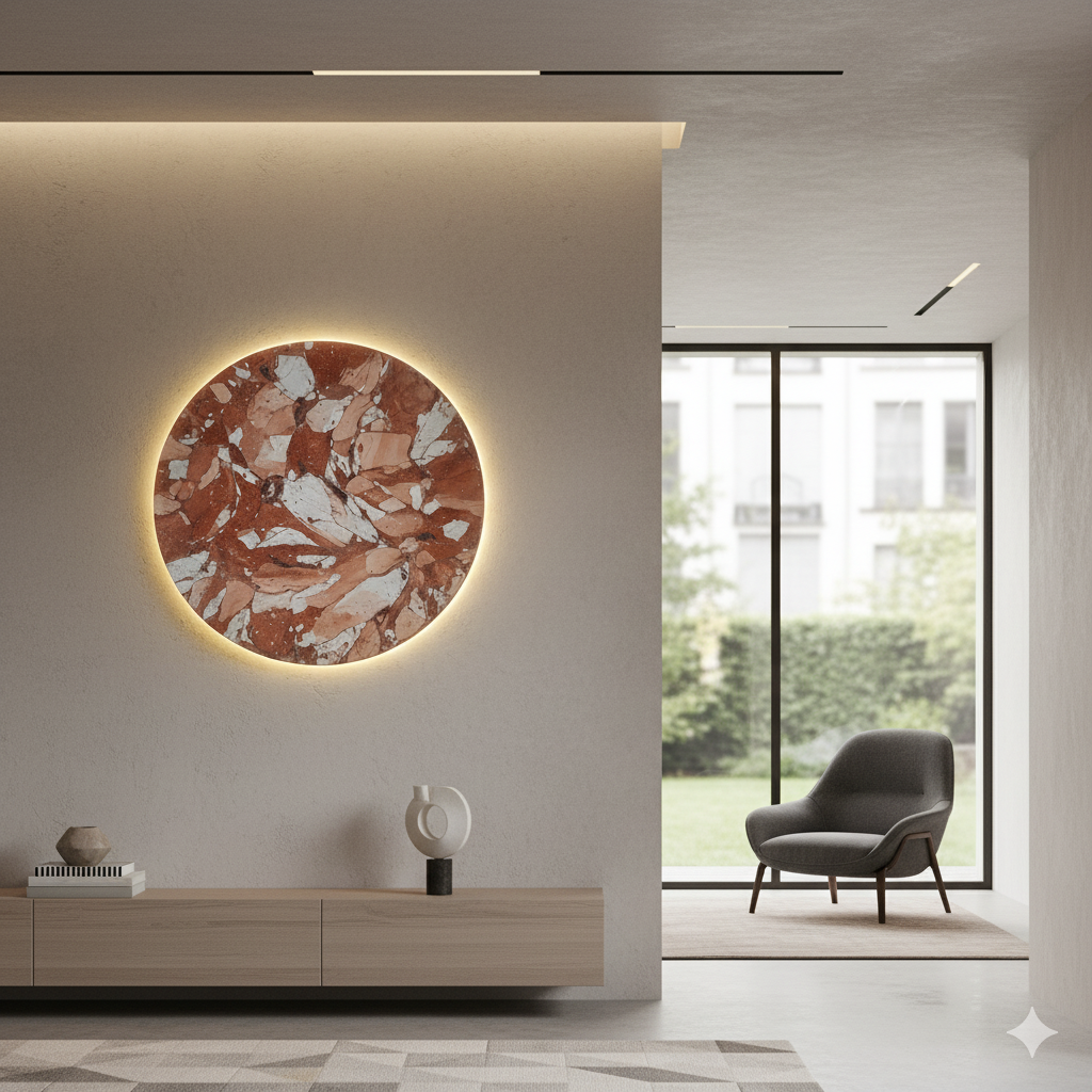 Marbled Circle - Terracotta - styling inspiration 2