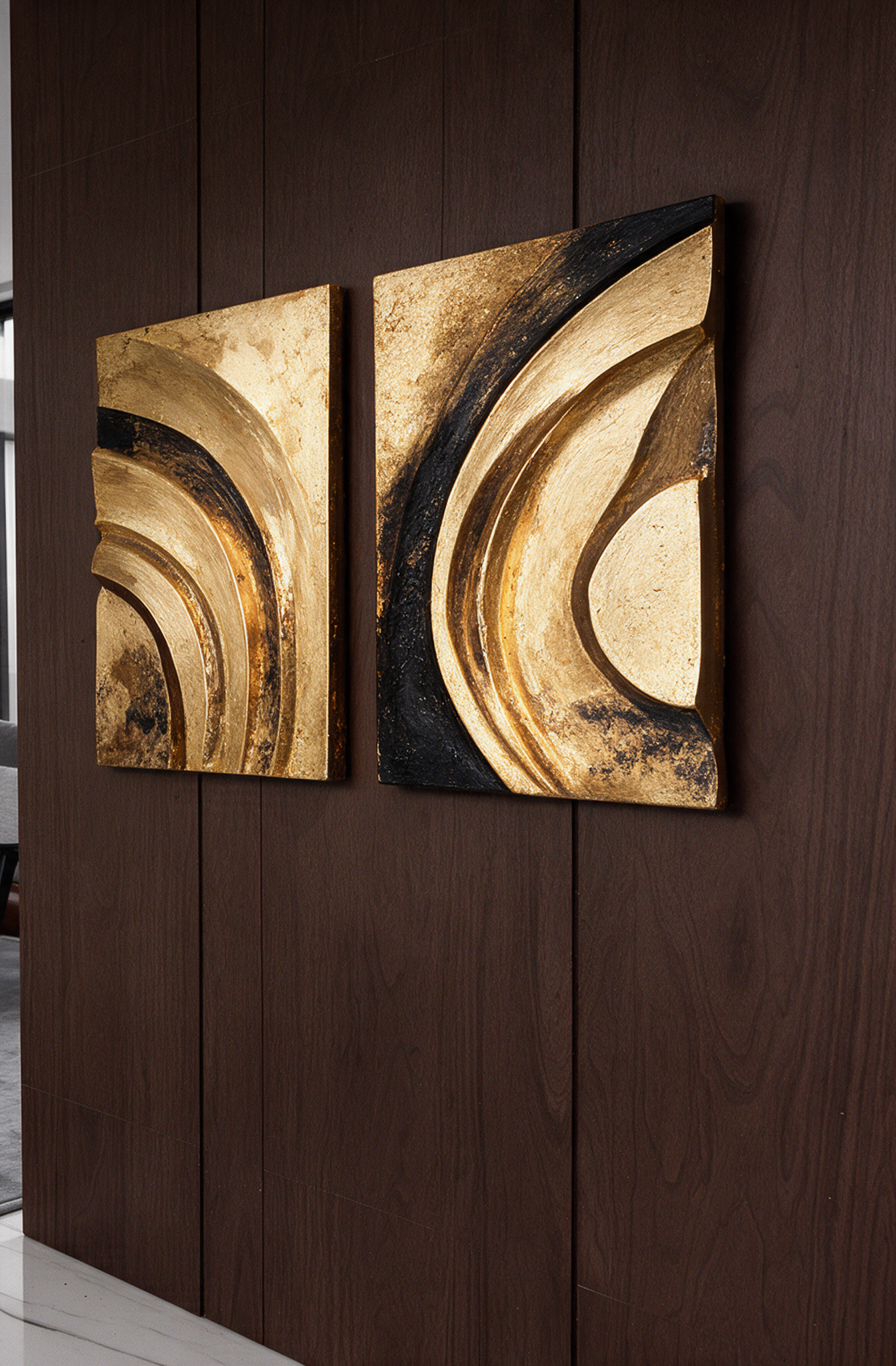Egyptian Palm I - Gold Finish - styling inspiration 2