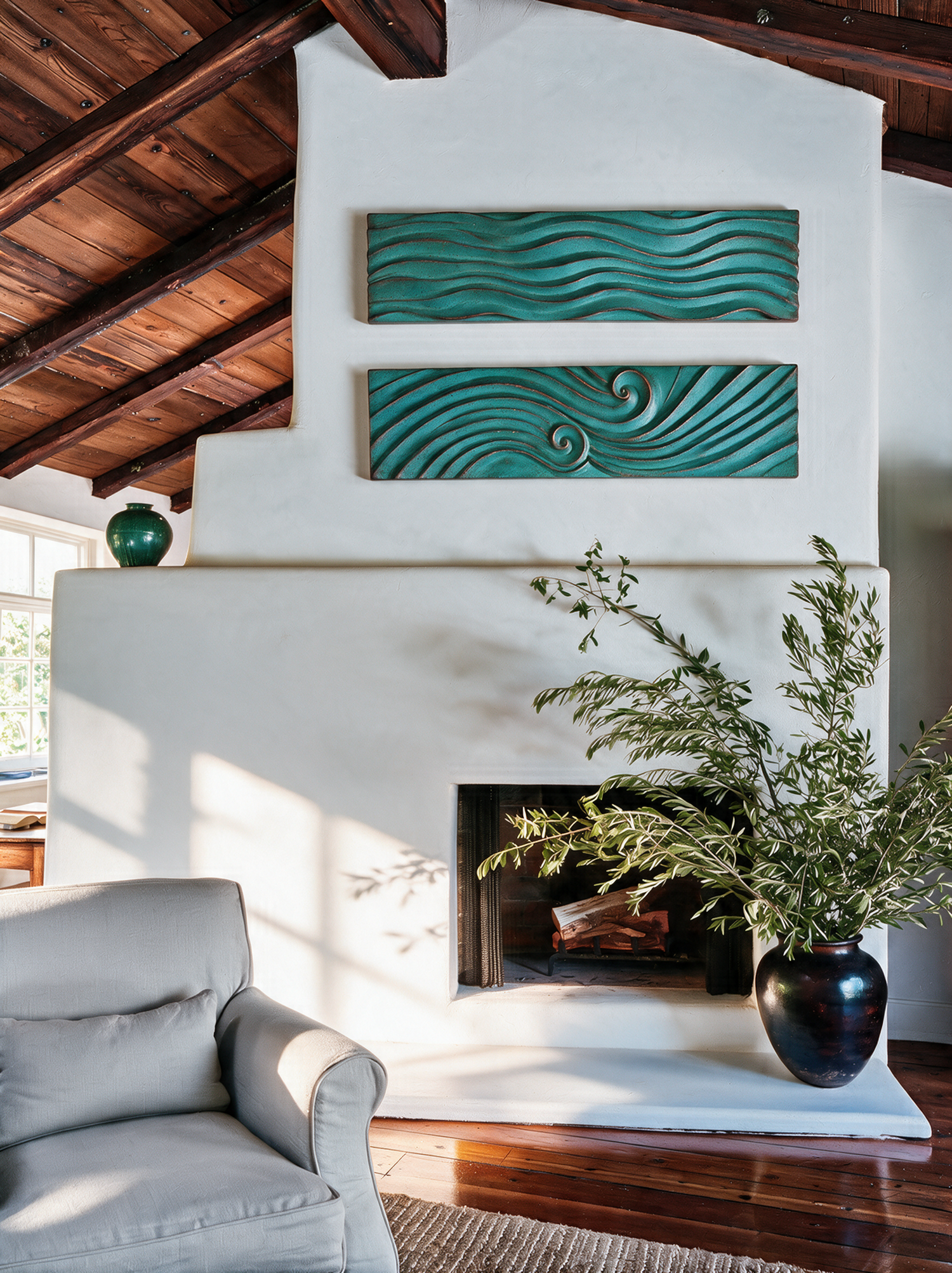 Deco Dune Spiral - Verdigris - styling inspiration 1