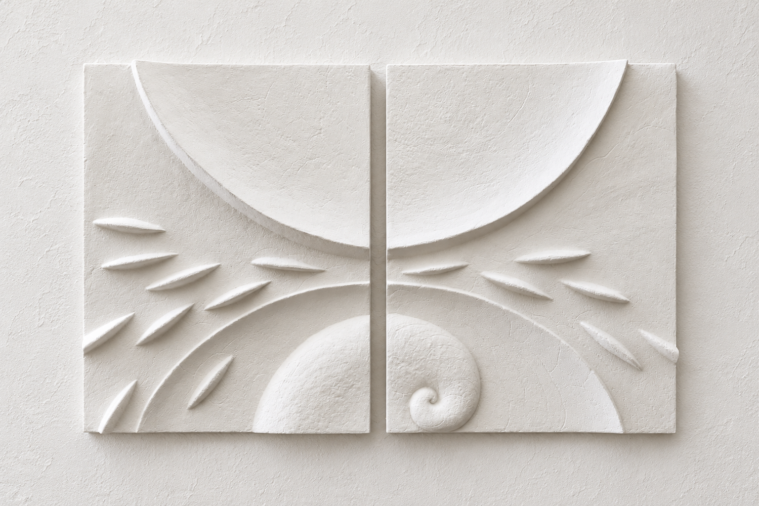 Moon Fish Wave I - White - styling inspiration 1