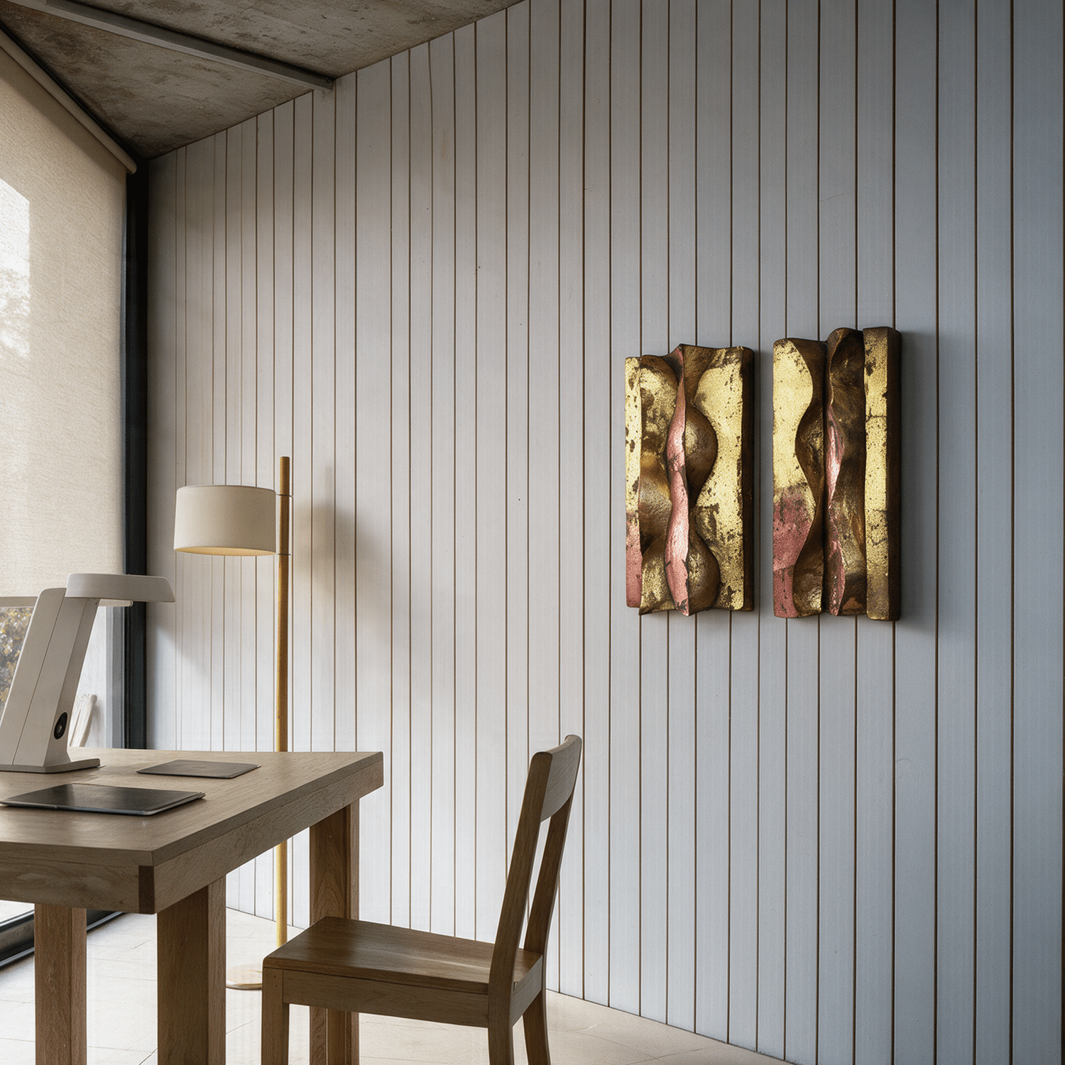 Brancusi Meander II - Gold Finish - styling inspiration 2