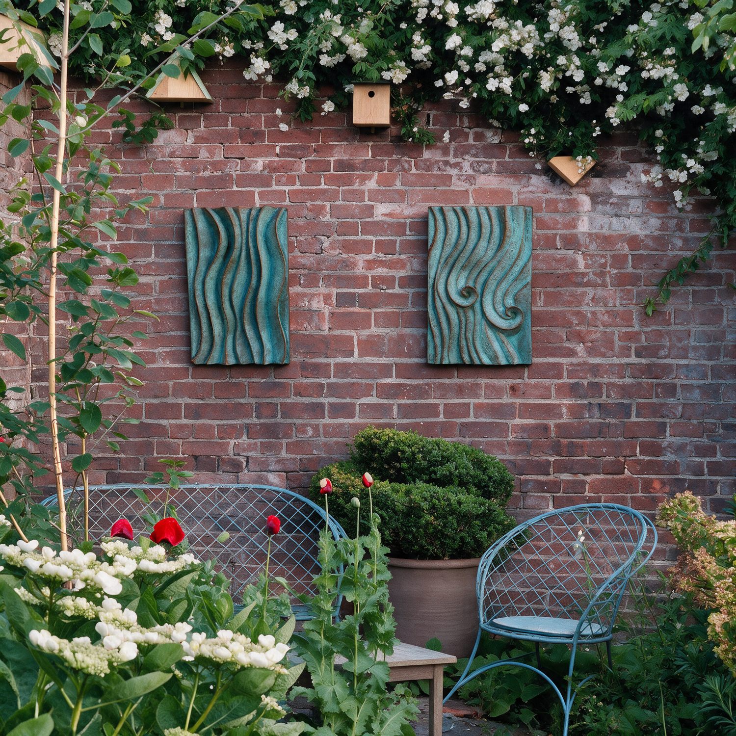 Dune Ripple I - Verdigris - styling inspiration 1