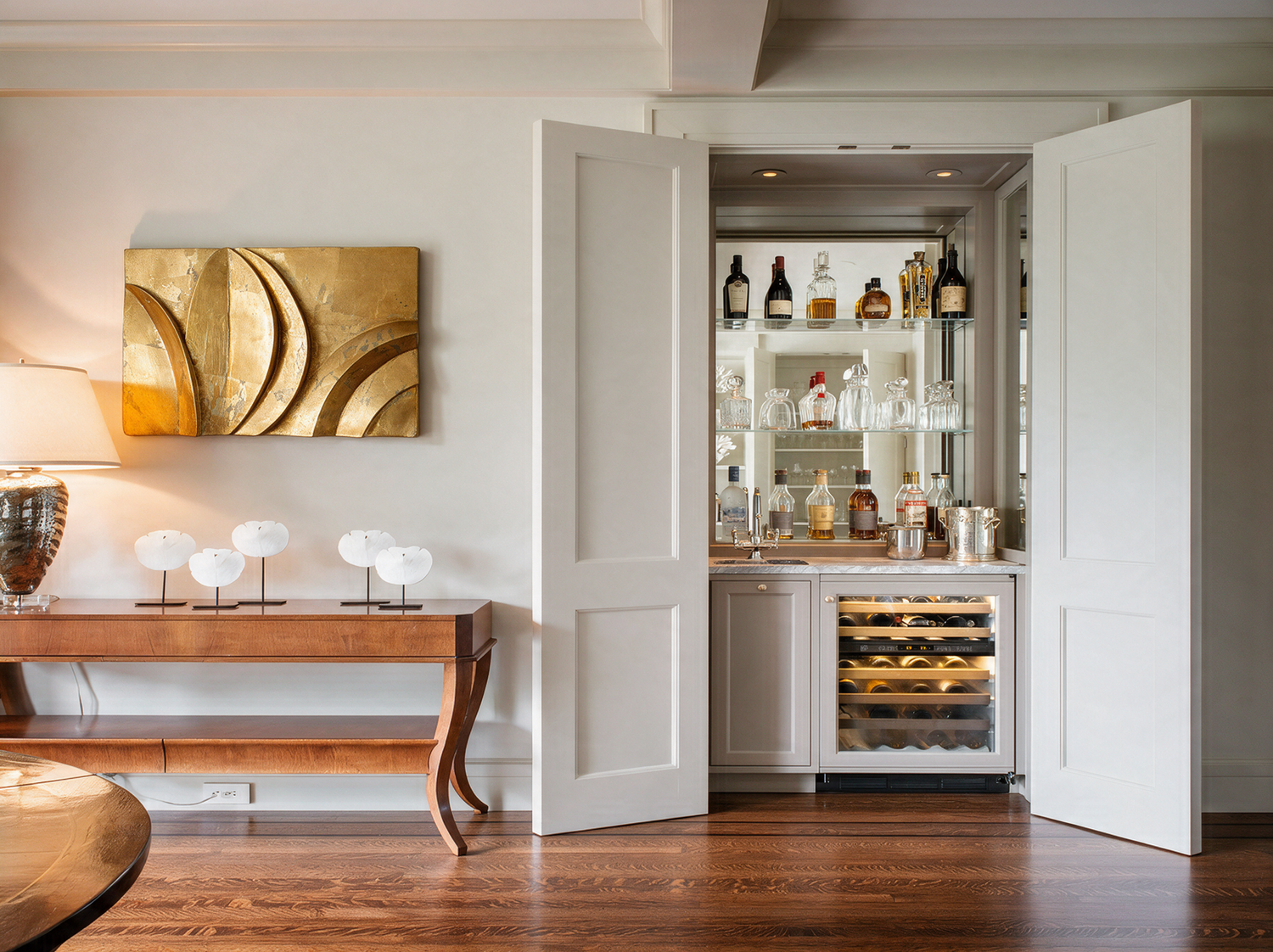 Acanthus Moon - Gold Finish - styling inspiration 1