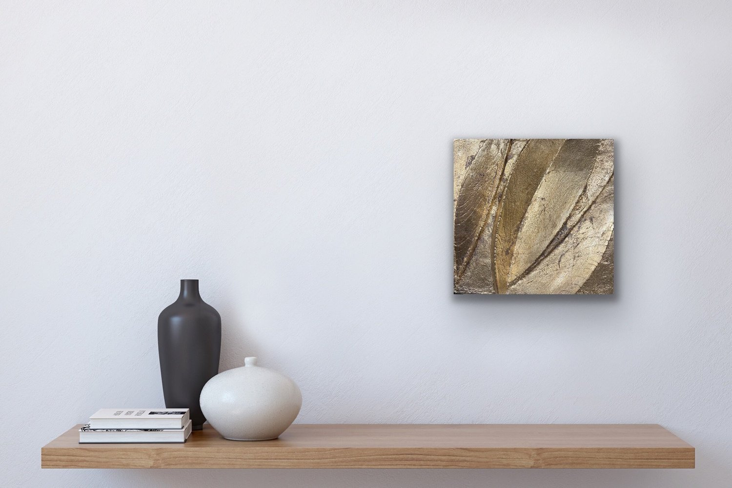 Leaf Silhouette II - Gold - styling inspiration 1