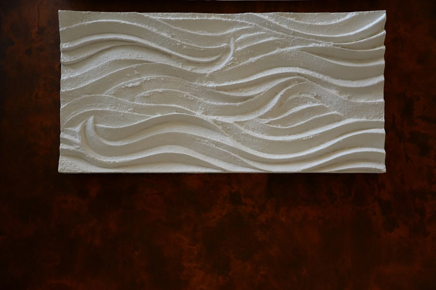 Fossil Sand Ripple Relief - White - styling inspiration 2