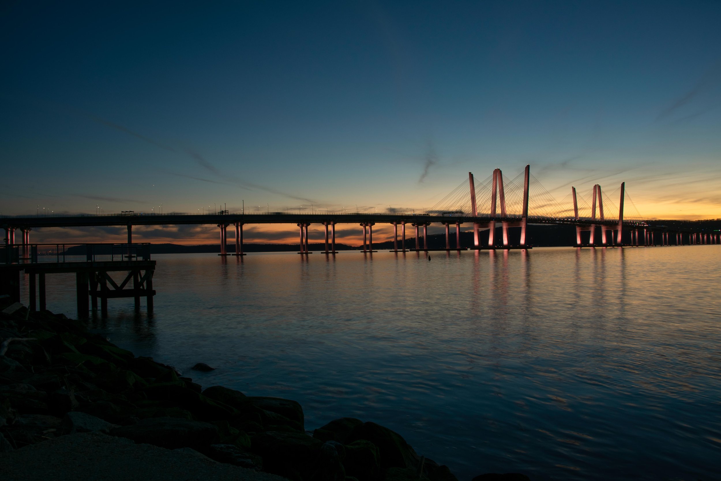 Evening Glow on the Hudson