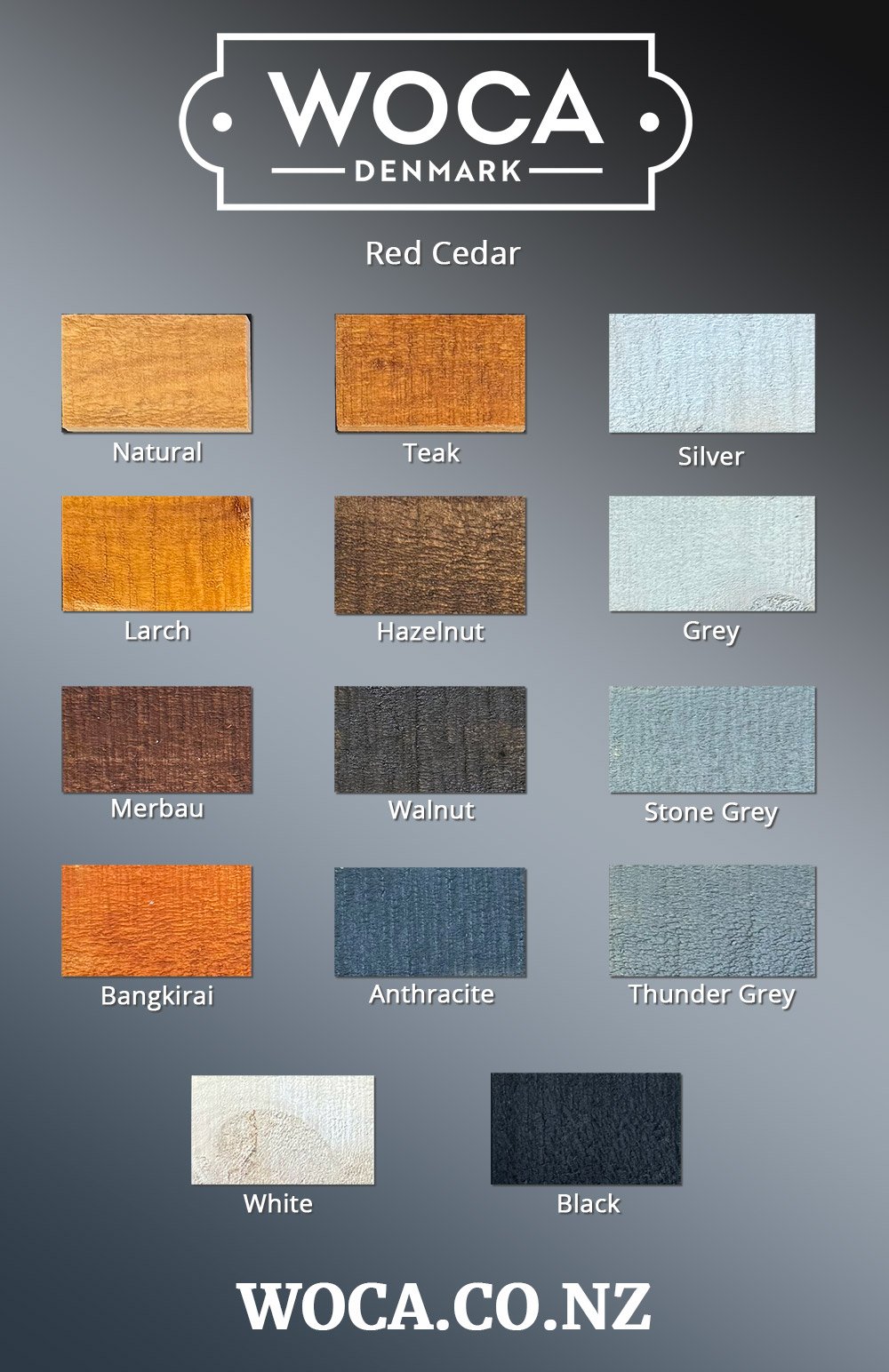 Red Cedar timber finished with WOCA Exterior Wood Oil
