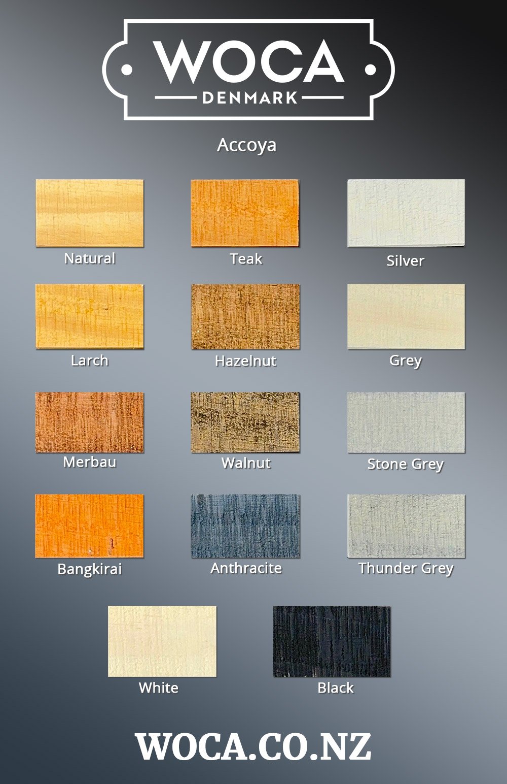 Accoya timber finished with WOCA Exterior Wood Oil