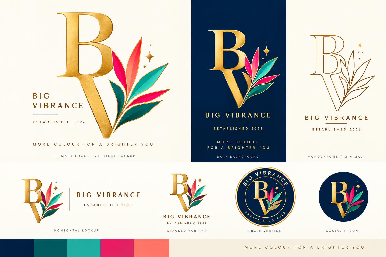 Big Vibrance brand stamp option 3
