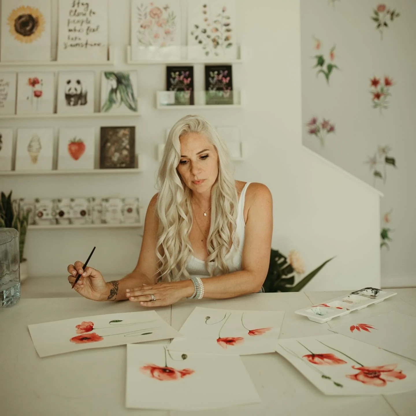 Marina at work