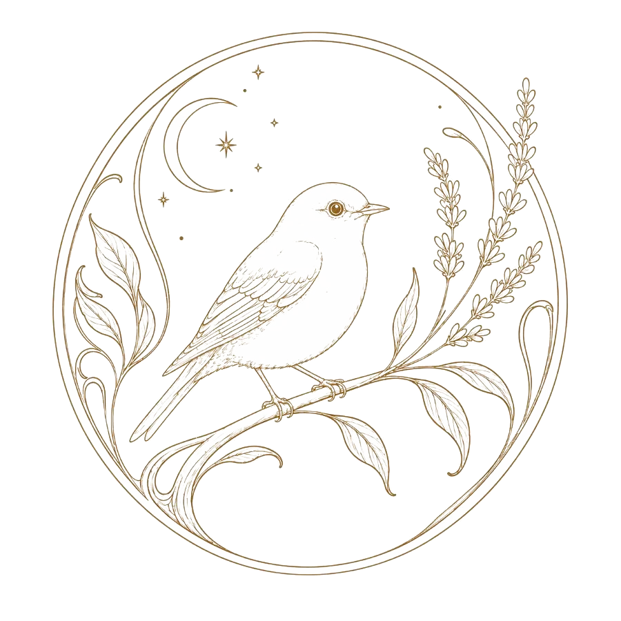 Primary Early Bird Art Nouveau emblem