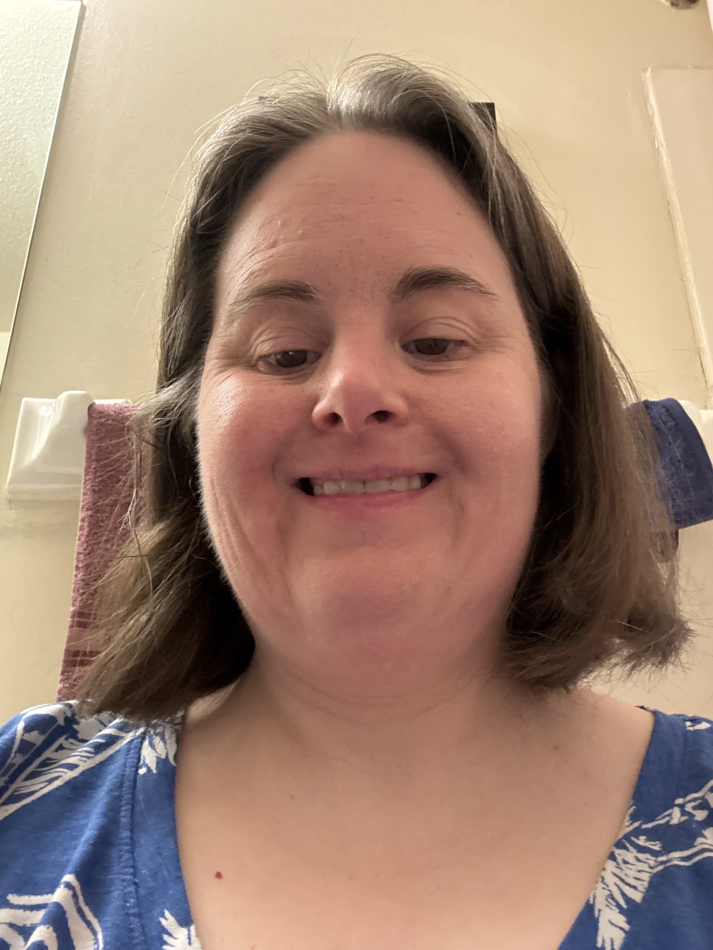 Lori smiling