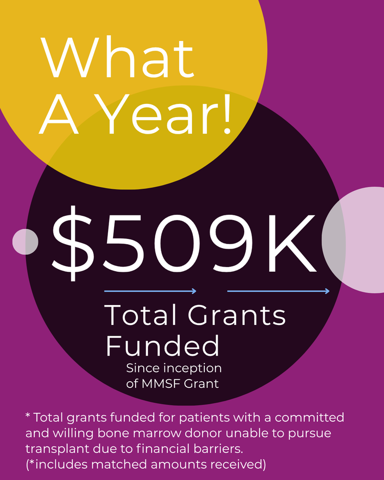 Impact report slide: $509K total grants funded since inception