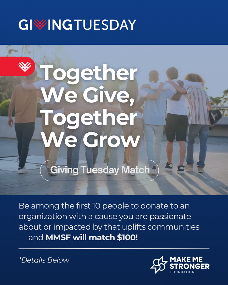 Final Giving Tuesday post: Together We Give, Together We Grow, with the $100 match offer