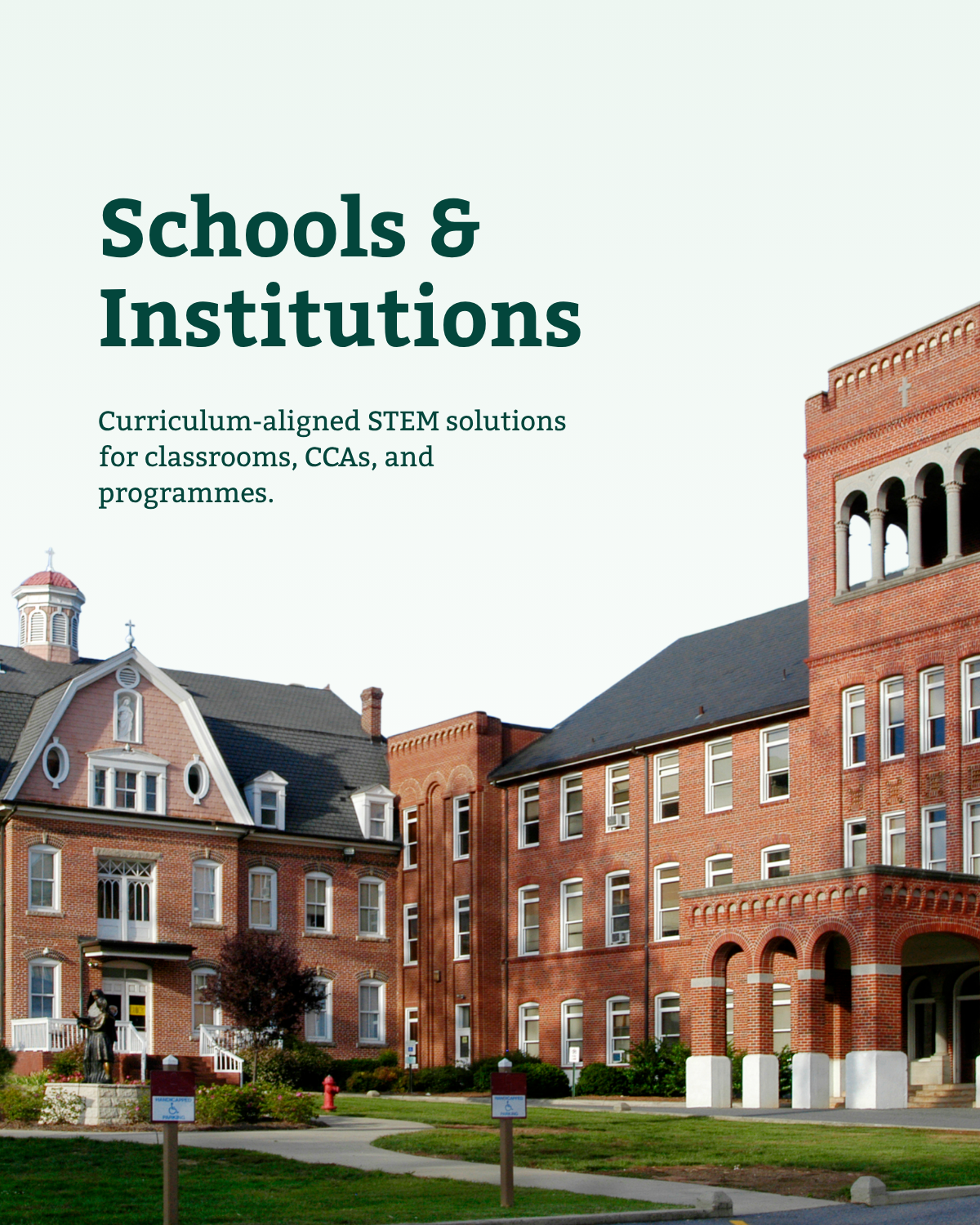Solutions for schools and institutions