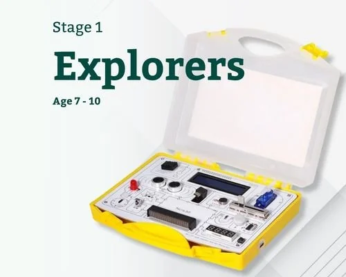 Stage 1 Explorers, ages 7 to 10