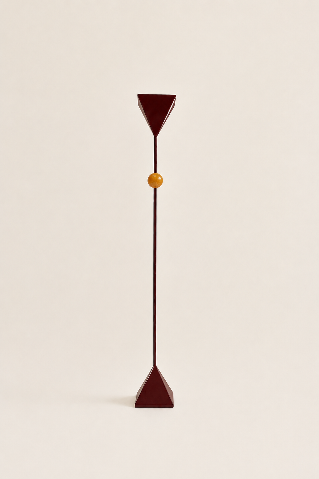 Jóia F in red painted steel