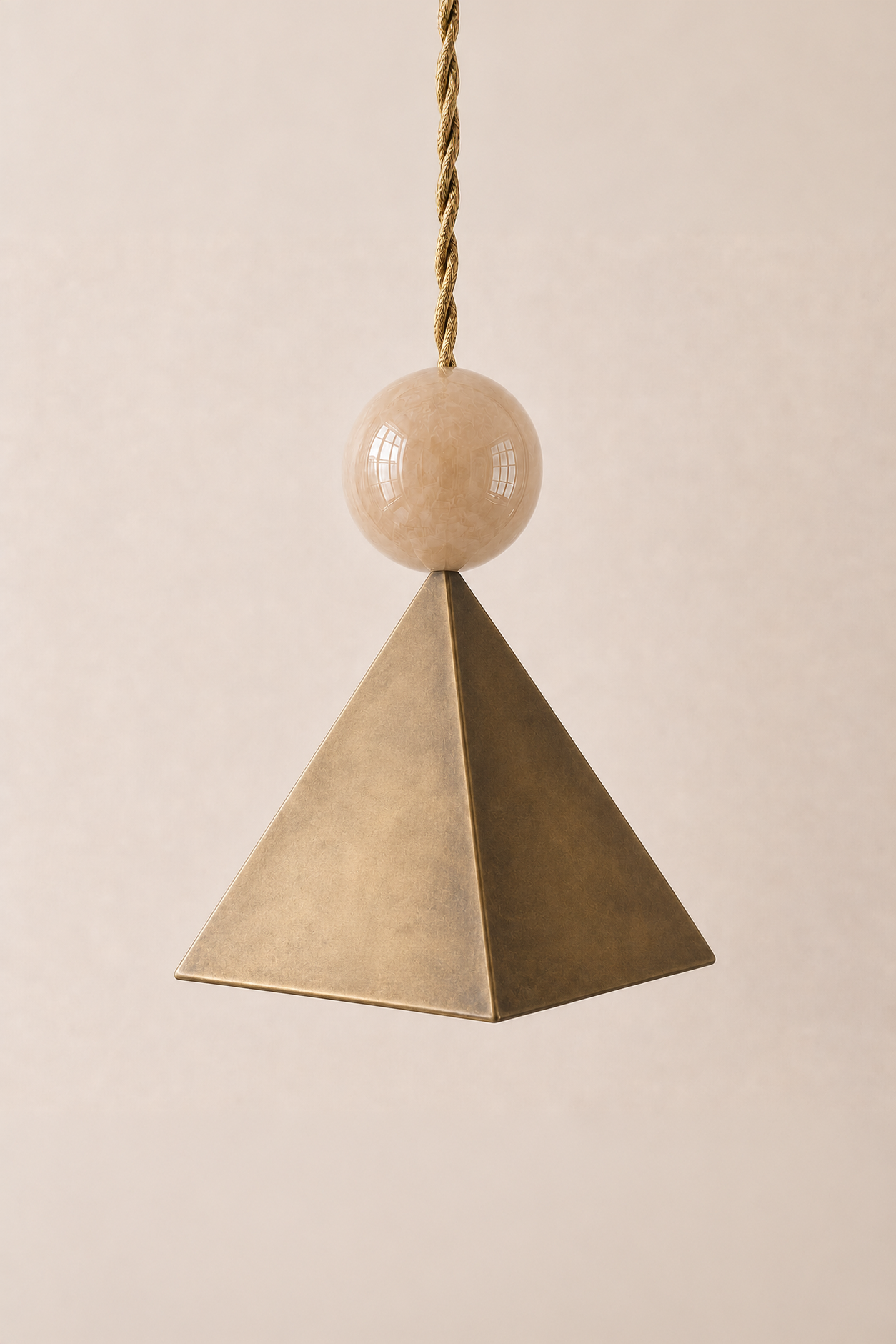 Jóia P in aged patina brass