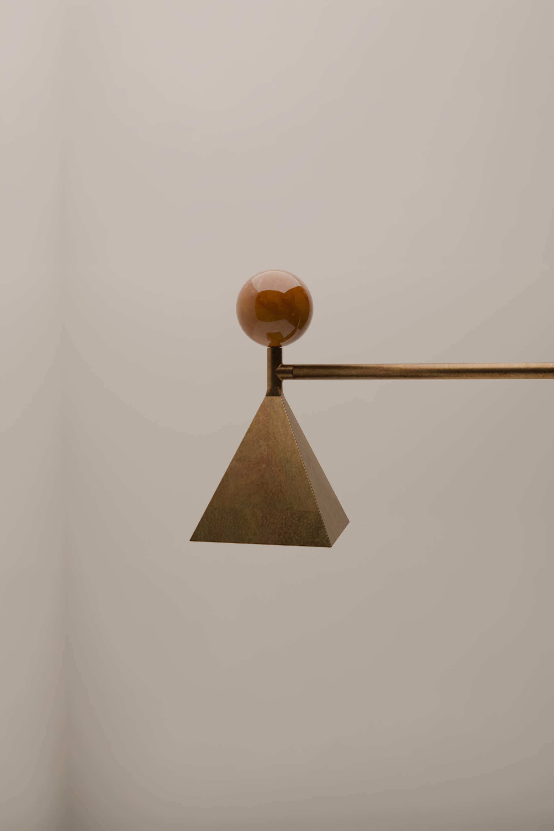 Jóia 4 in aged patina brass