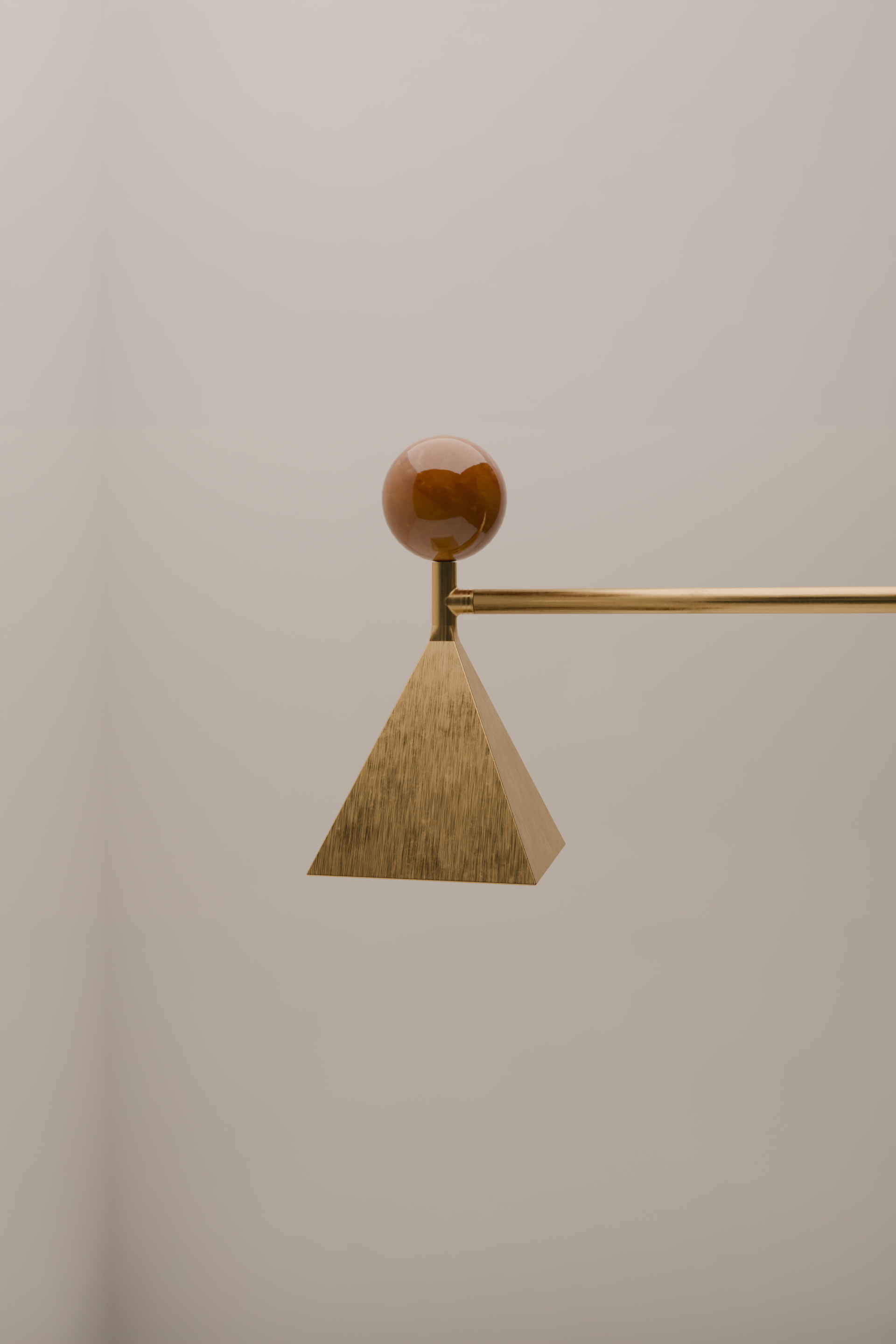 Jóia 4 in brushed brass