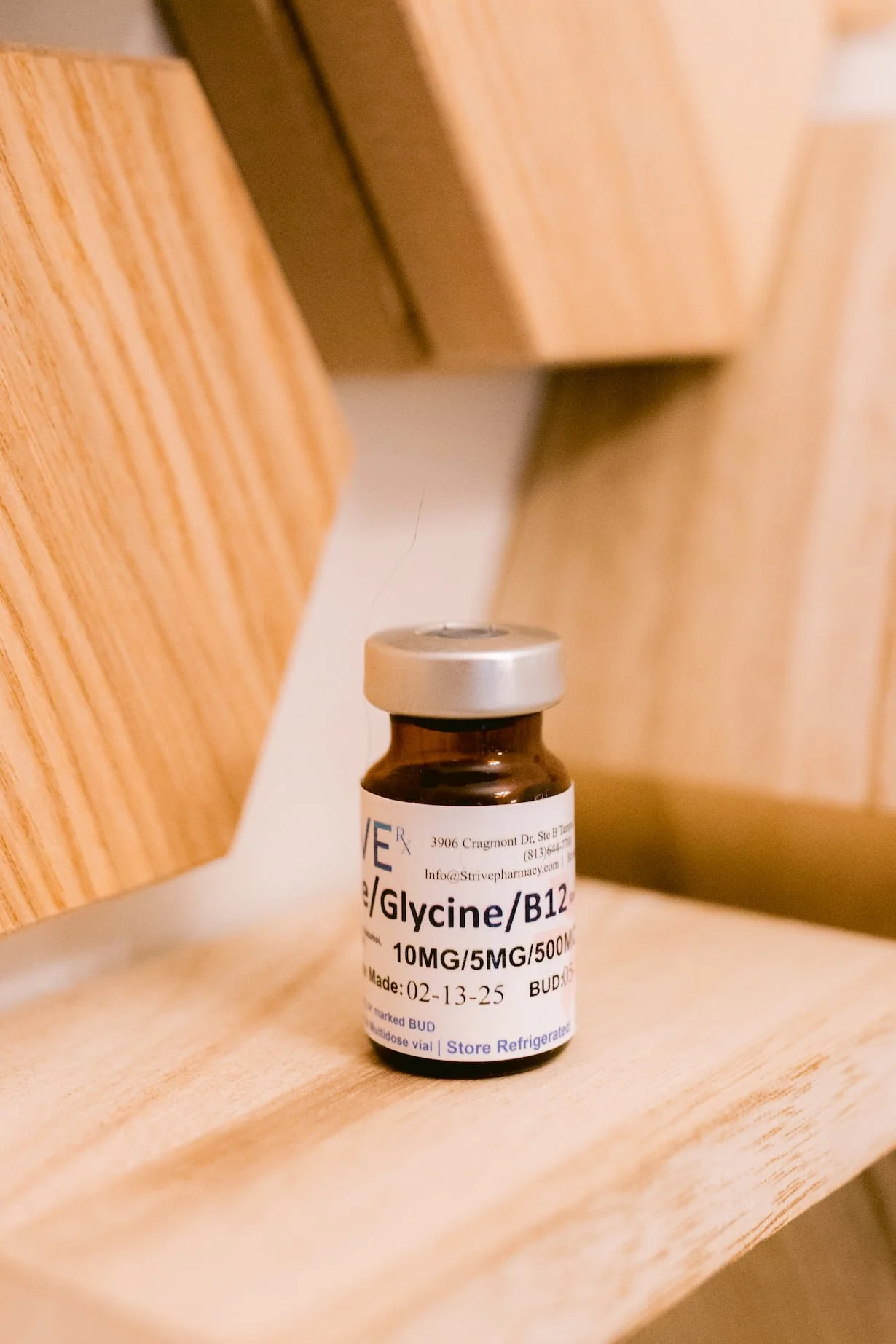 GLP-1 Tirzepatide vial label details