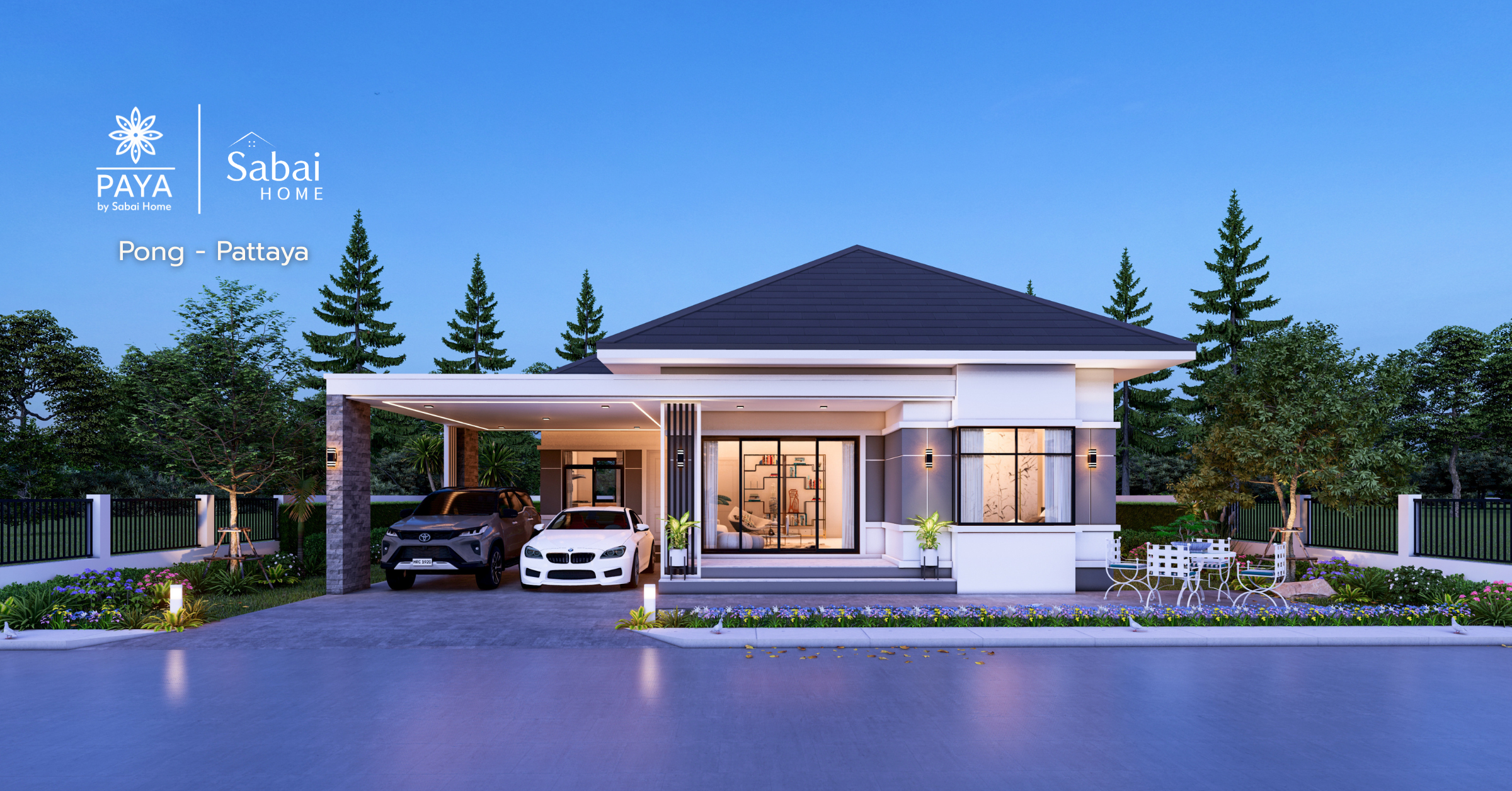 Paya modern classic style detached house starting from 6.xx million Baht