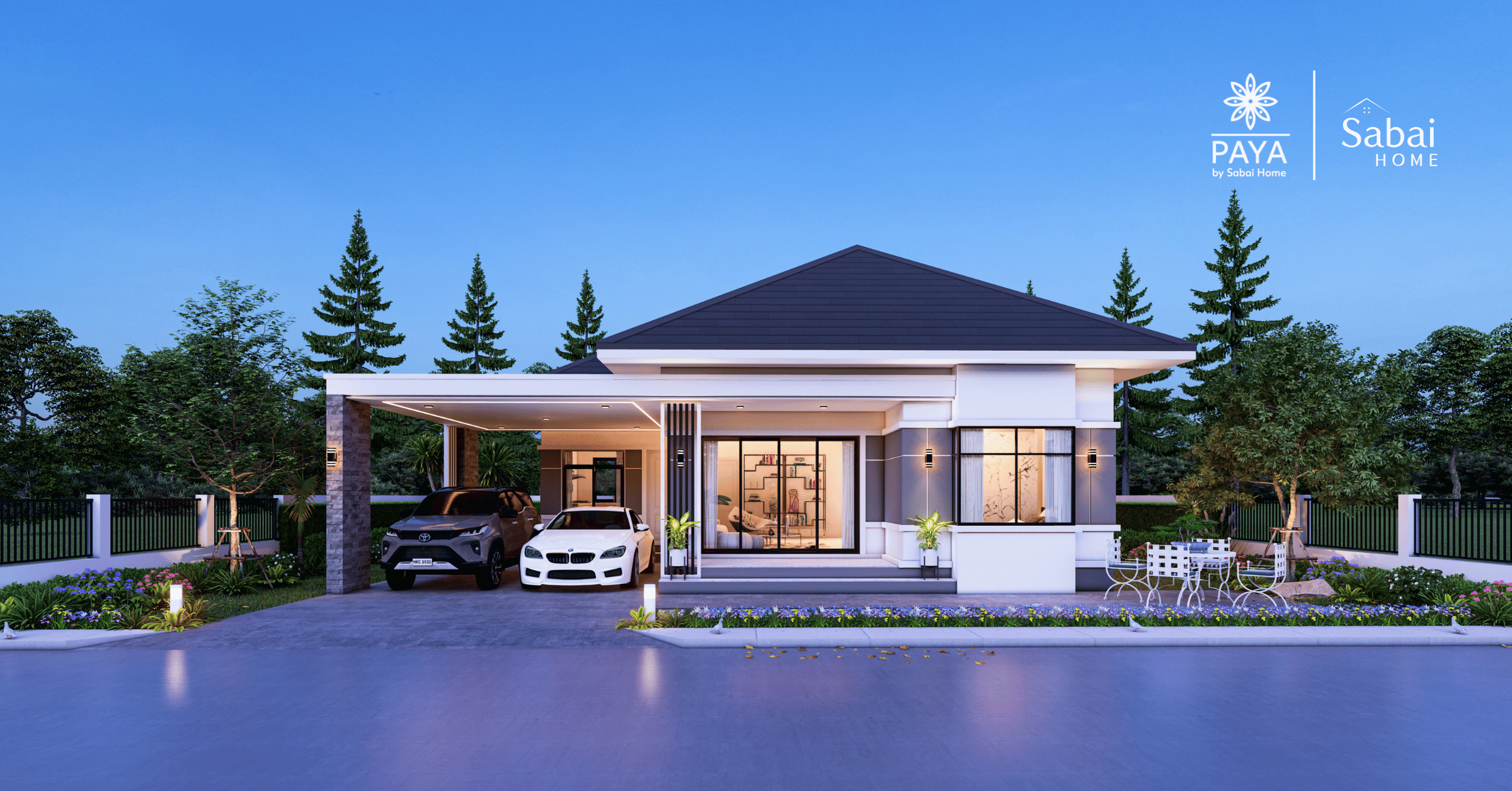 Paya modern classic style detached house starting from 6.xx million Baht