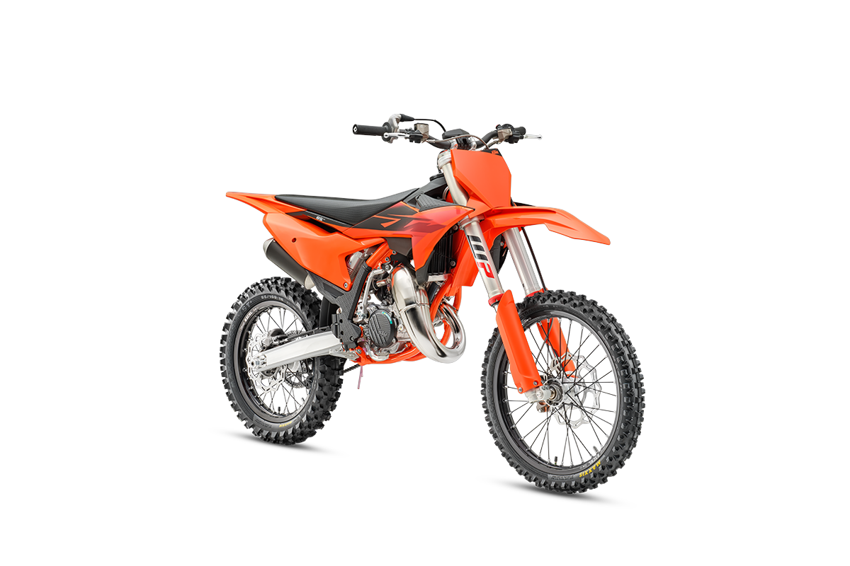 2027 KTM 85 SX 19/16 Front ¾ view