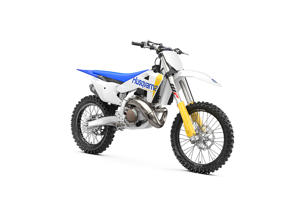 2027 Husqvarna TC 300 Front ¾ view